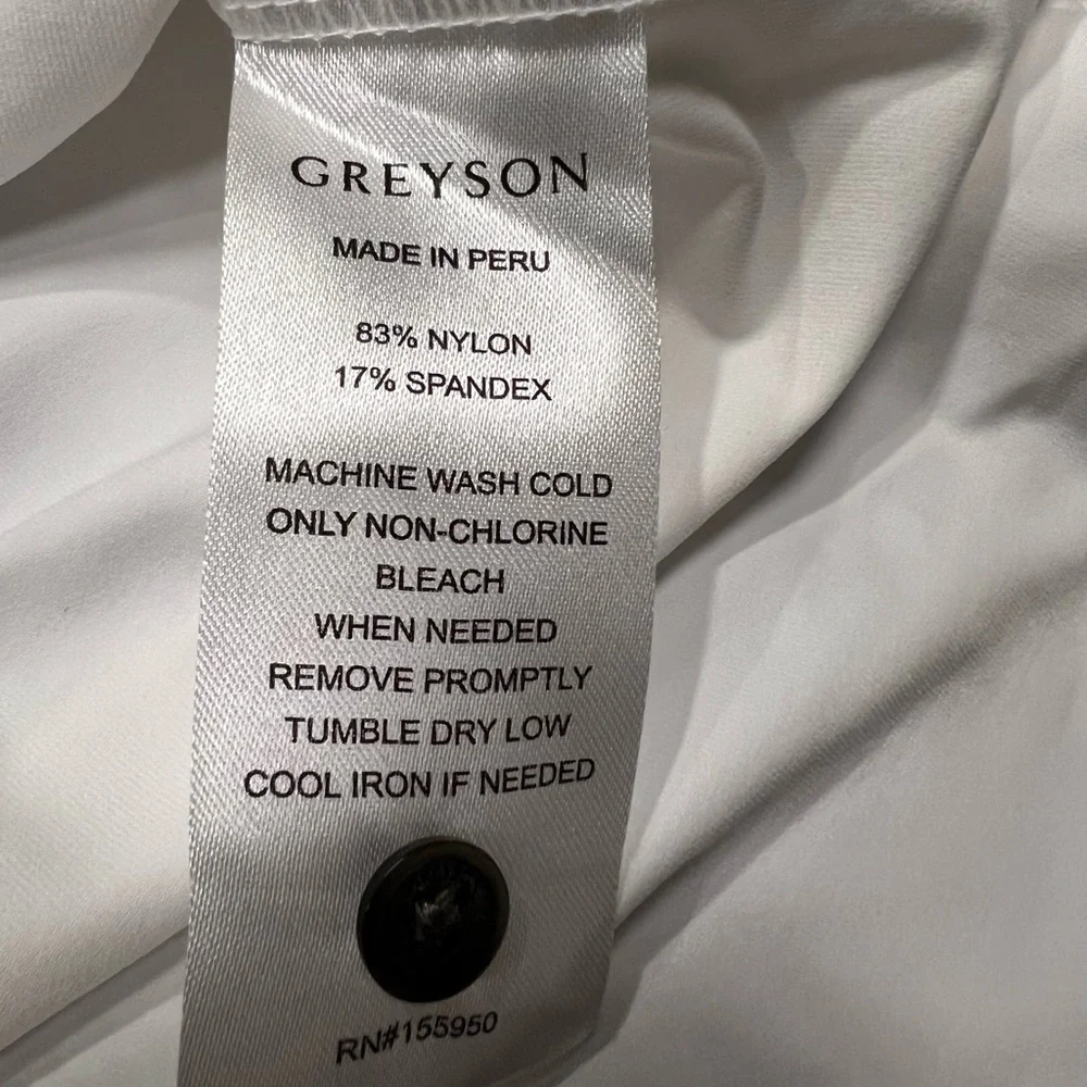 Greyson Scarlett Long Sleeve Polo white size small - Picture 5 of 10